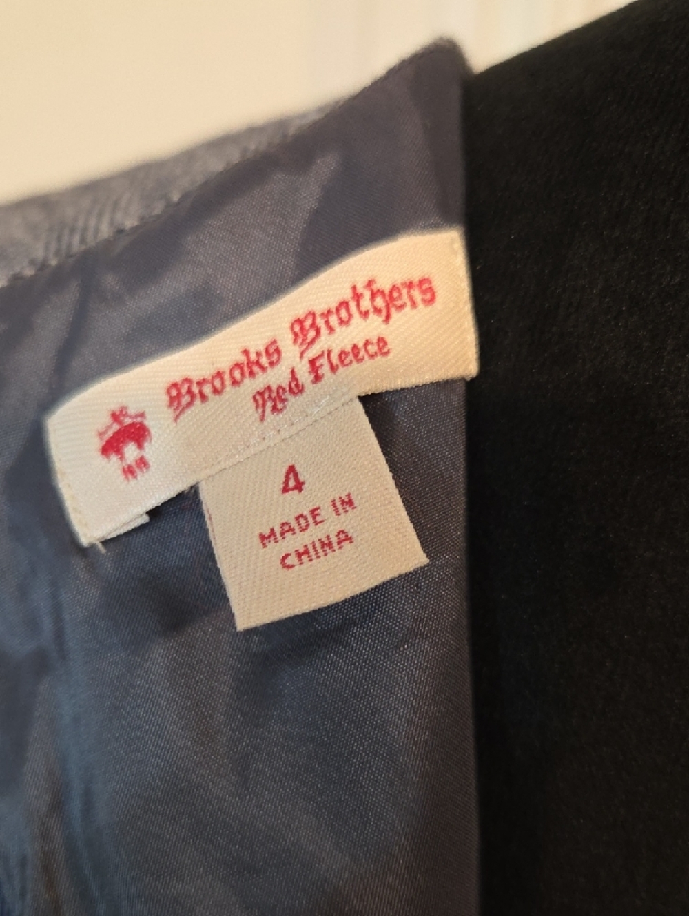 Brooks Brothers Gray Mini Sheath Dress Wool Blend Red Pink Floral Embroidery - Picture 6 of 13
